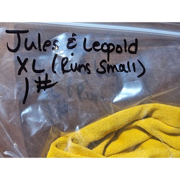 Jules & Leopold Women’s Mustard Drape Jacket XL Utility Workwear Fall Layer - Picture 12 of 12